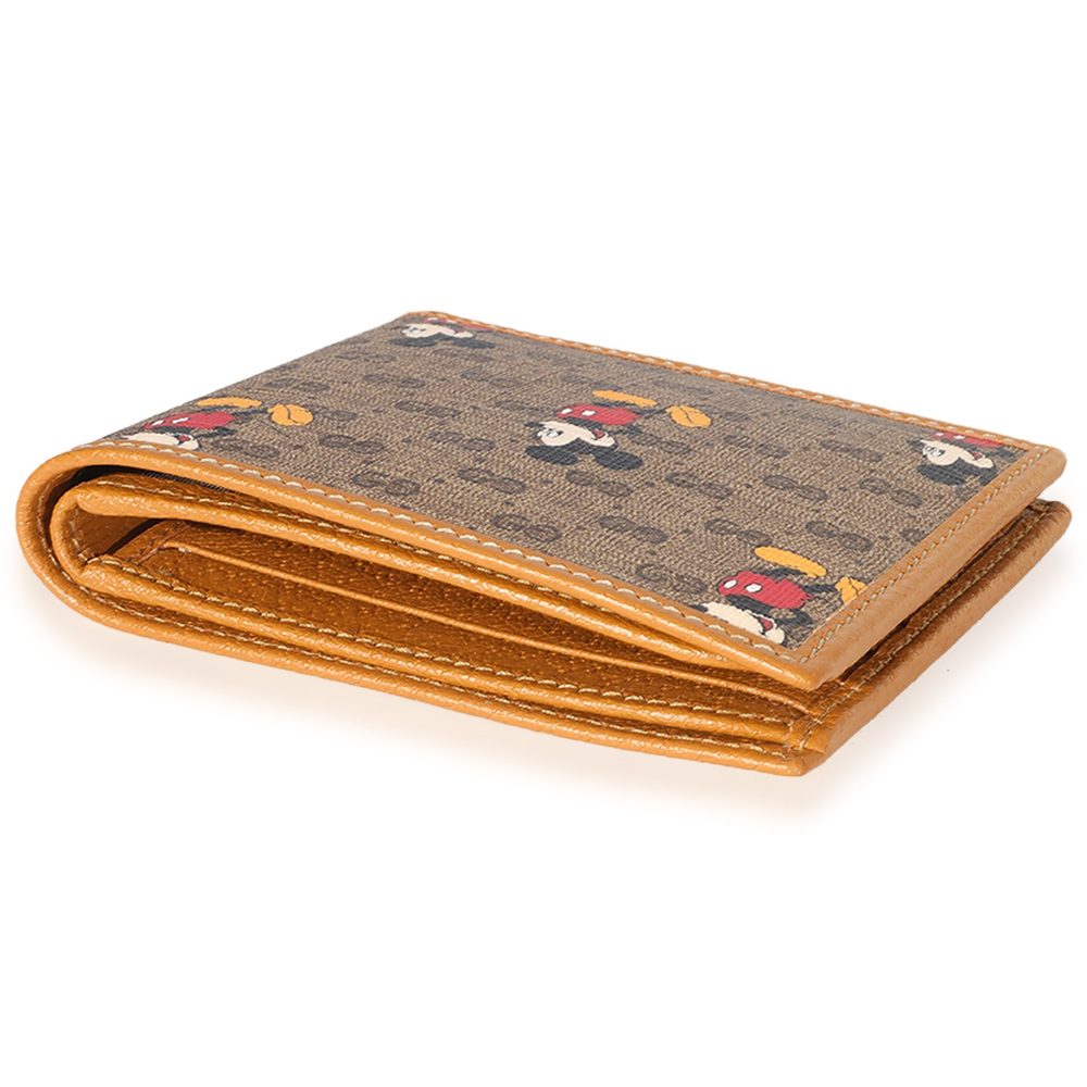Gucci x Disney Vintage GG Supreme Mickey Mouse Bifold Wallet - Picture 3 of 7